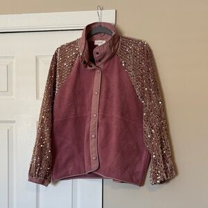 OddyTeddy Jacket with Sequin Sleeves